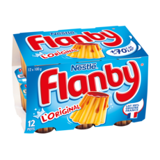 FLANBY Flan nappé au caramel 12x100g