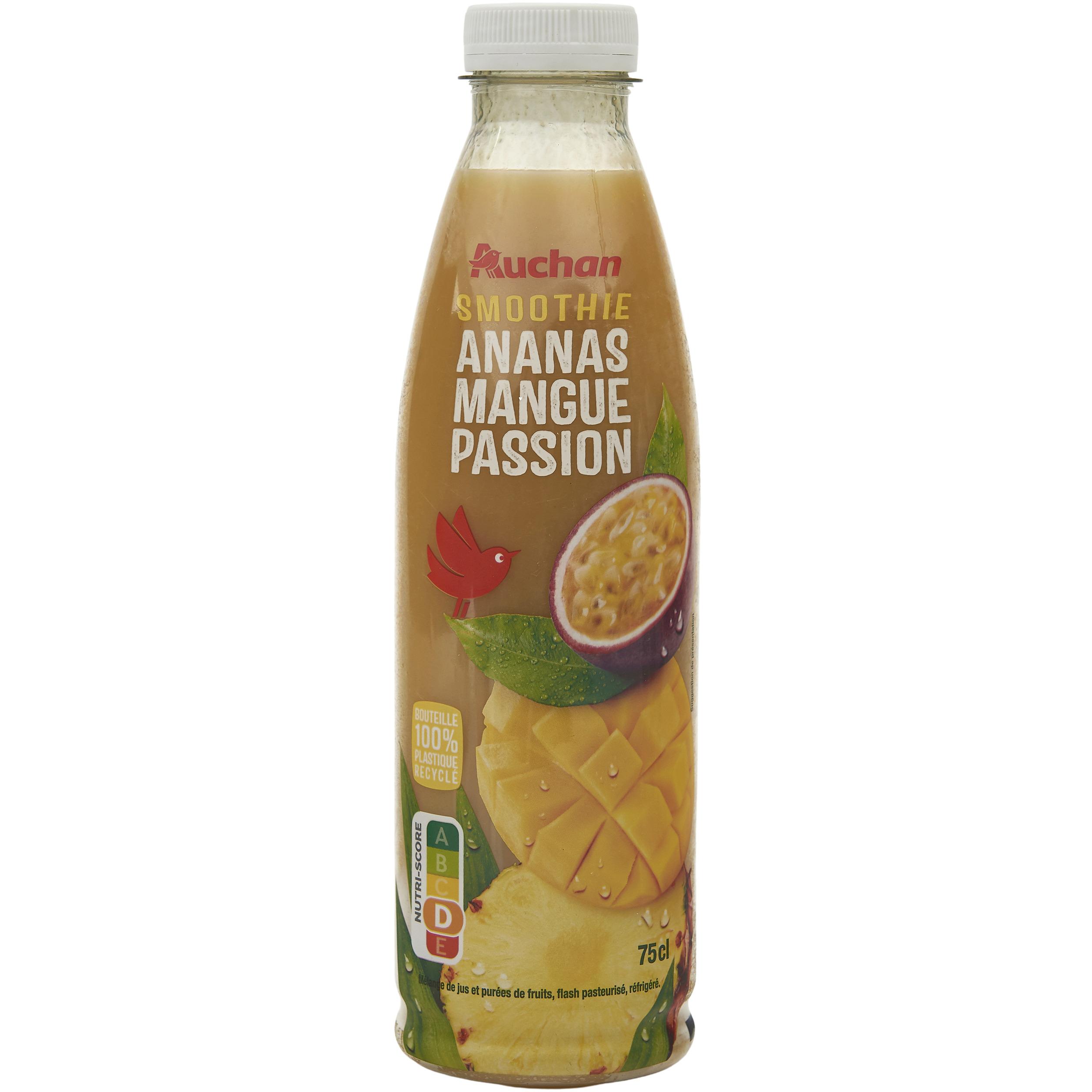 Monoprix Smoothie ananas mangue passion - La bouteille de 50 cl :  : Epicerie