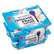 AUCHAN Fromage blanc 3.7% MG 8x100g
