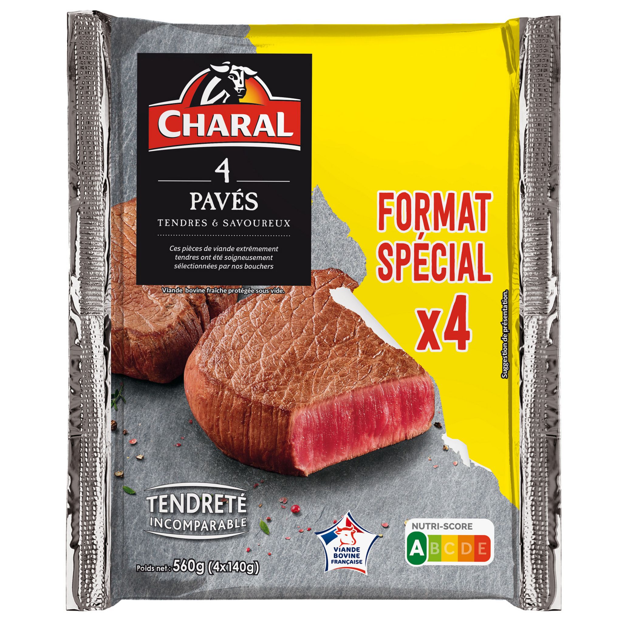 Viande Bovine: Pavé finement tranché CHARAL