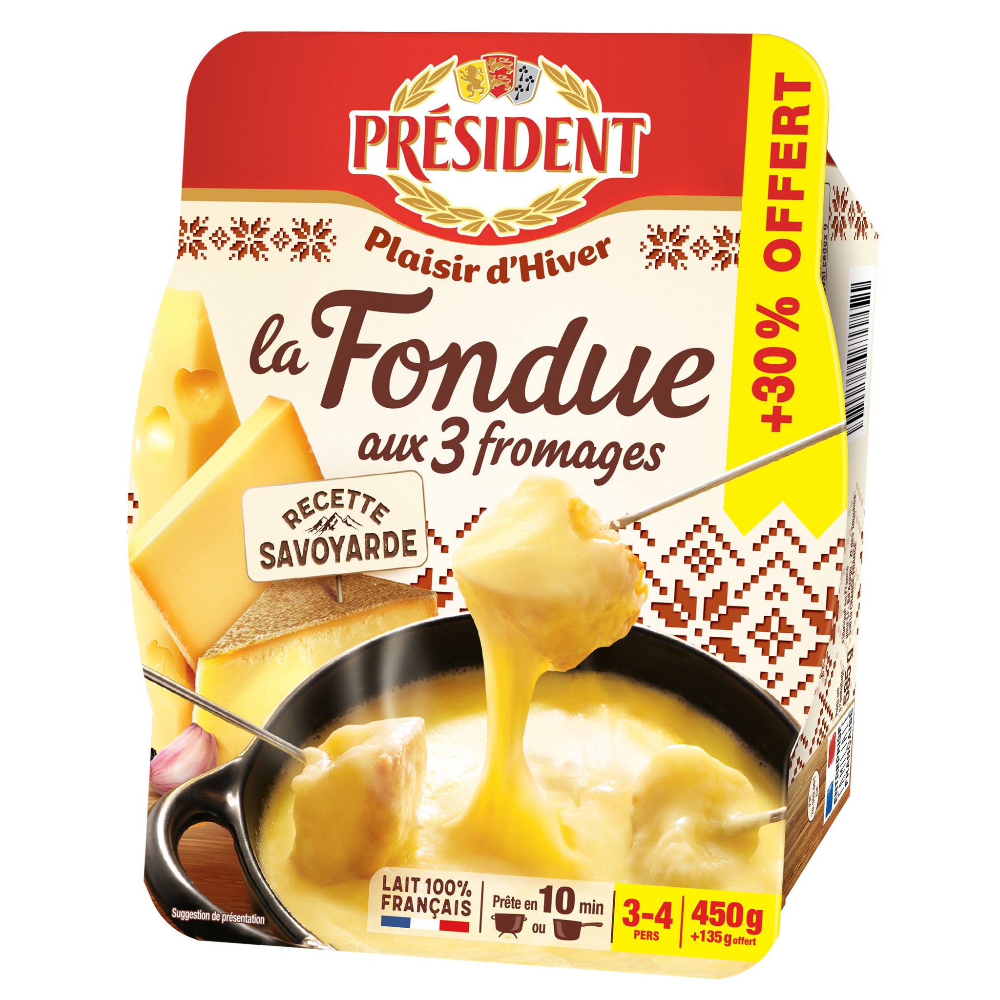 Fondue Recette Savoyarde aux 3 Fromages RICHESMONTS