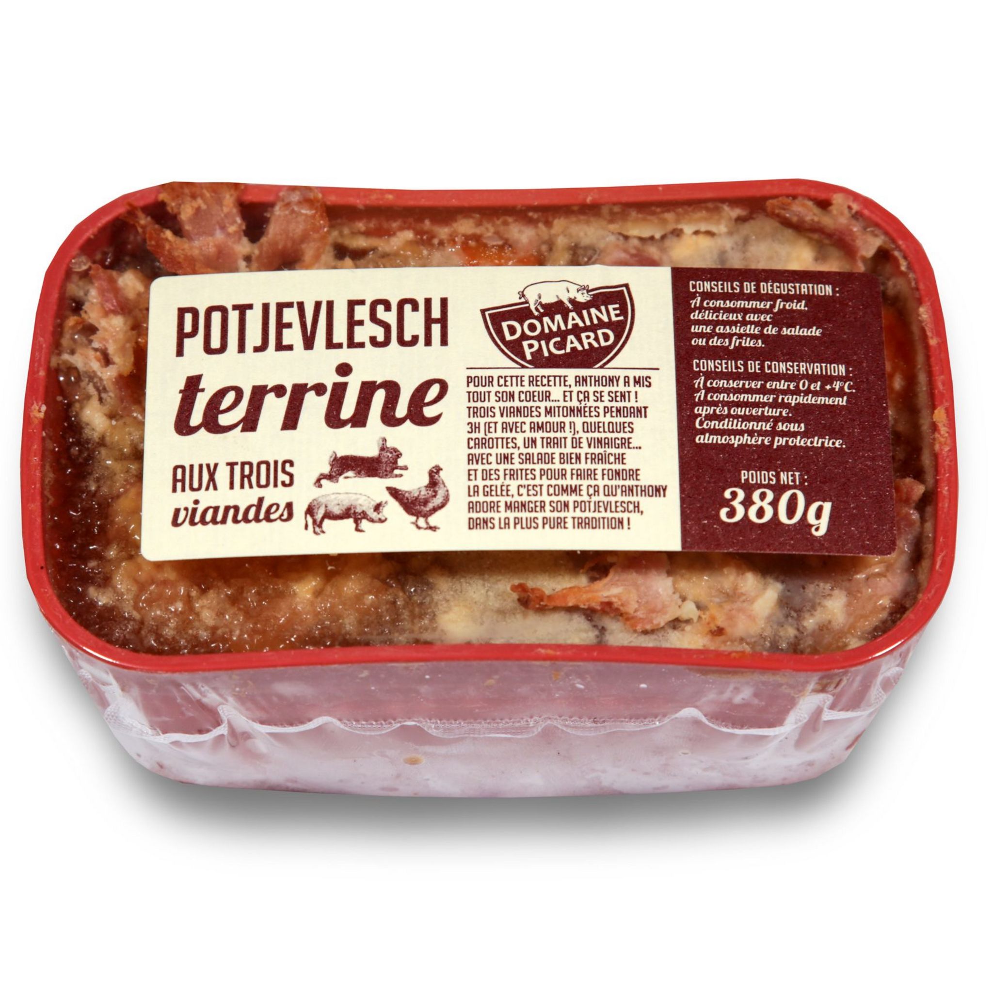 FELIX terrine 3 viandes 400 g - JACADDY