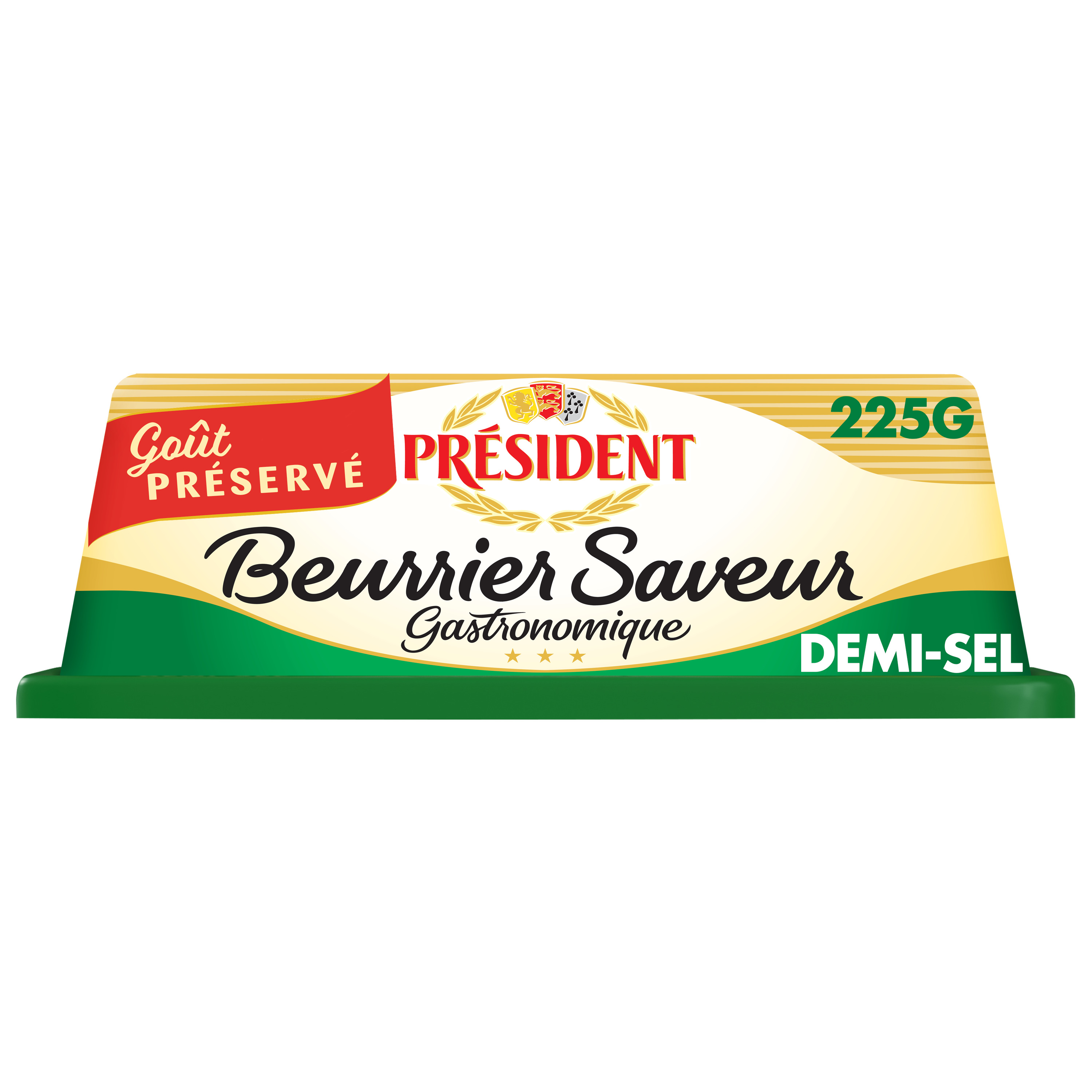 Beurre gastronomique demi-sel - Président - 250 g