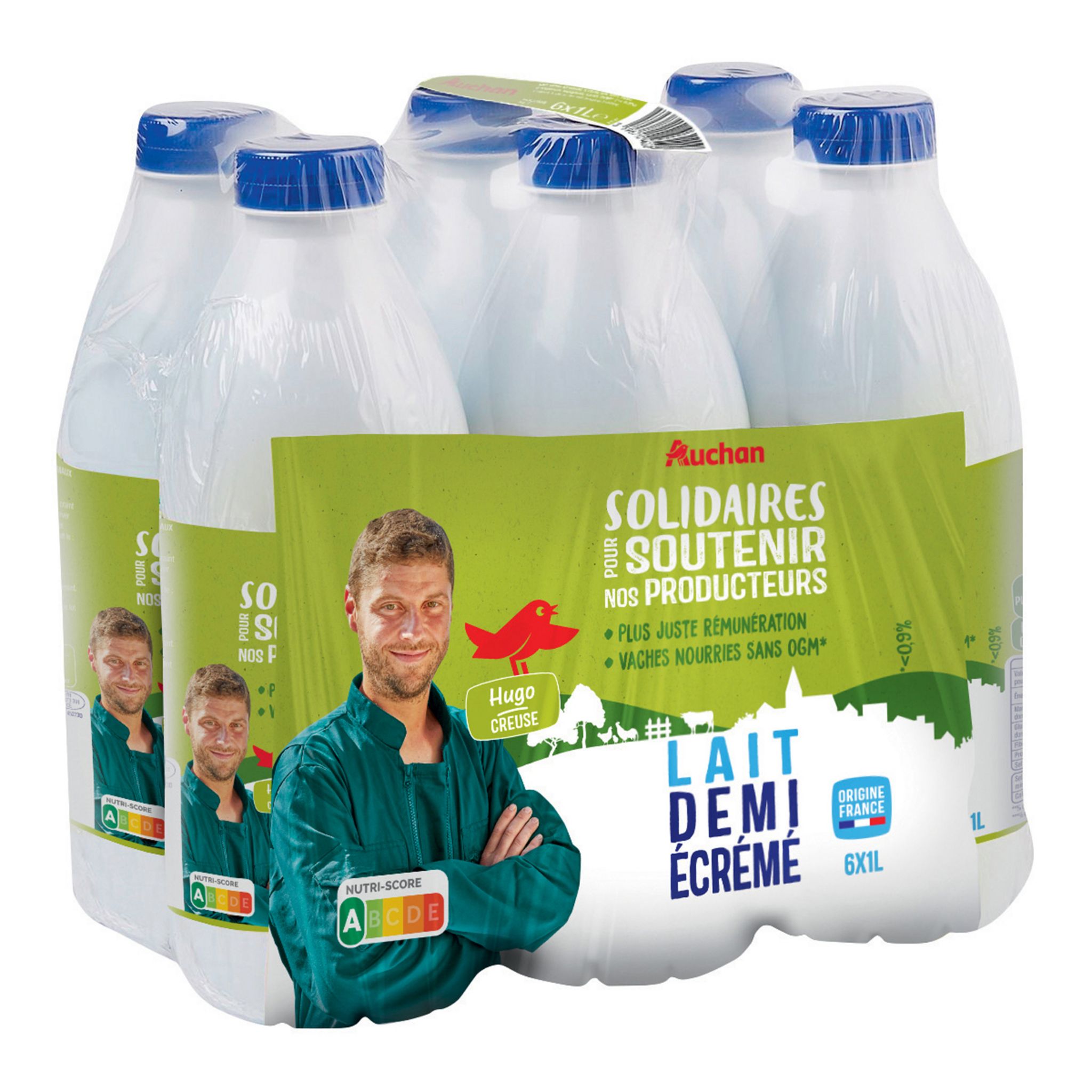 Auchan - Lait poudre écrémé 700g