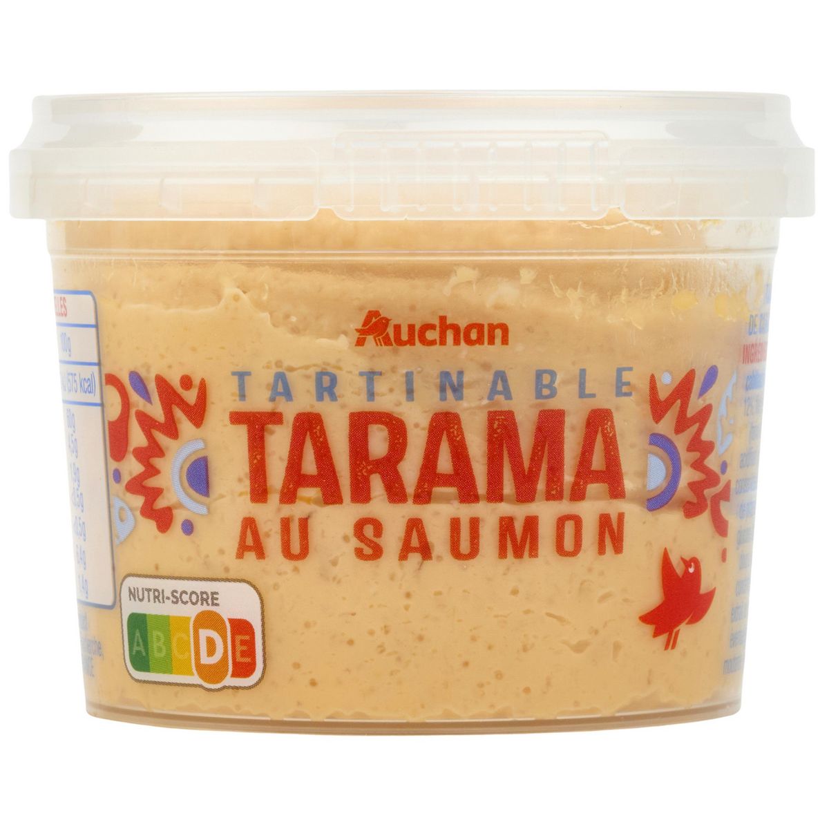 AUCHAN Tarama au saumon fumé tartinables 100g pas cher 