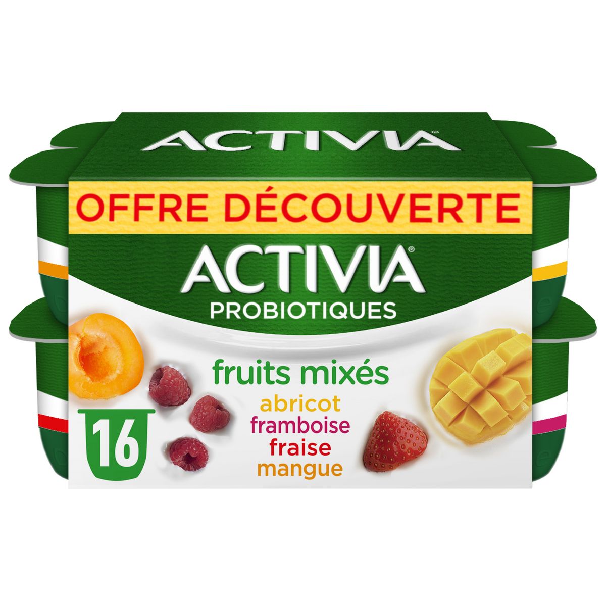 Activia Fruits Poire  Spécialité laitière probiotiques & bifidus