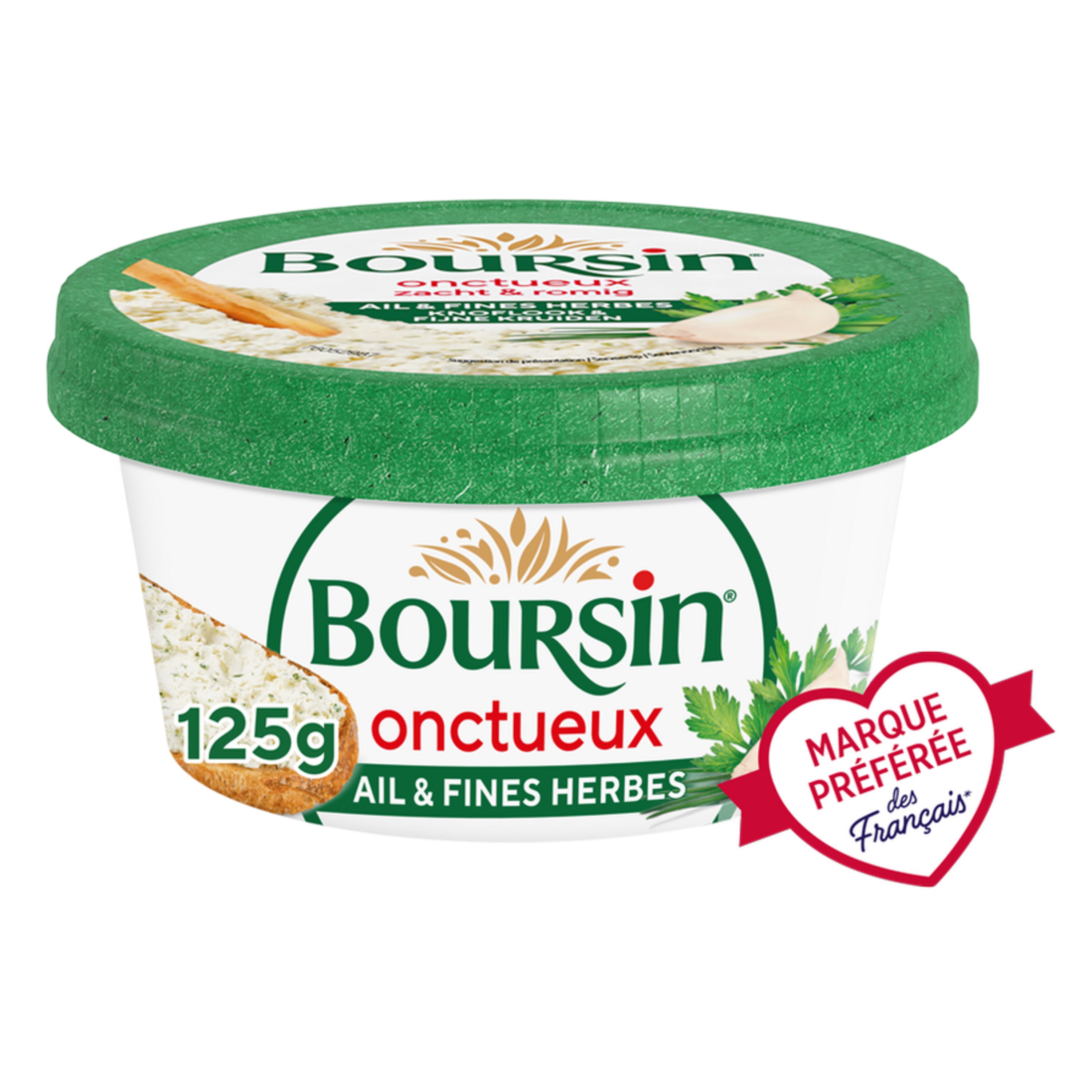 Boursin Fromage à l'ail et aux fines herbes - 150 g