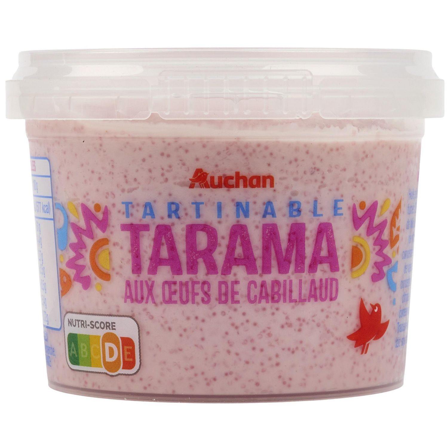 AUCHAN Tarama au saumon fumé tartinables 100g pas cher 