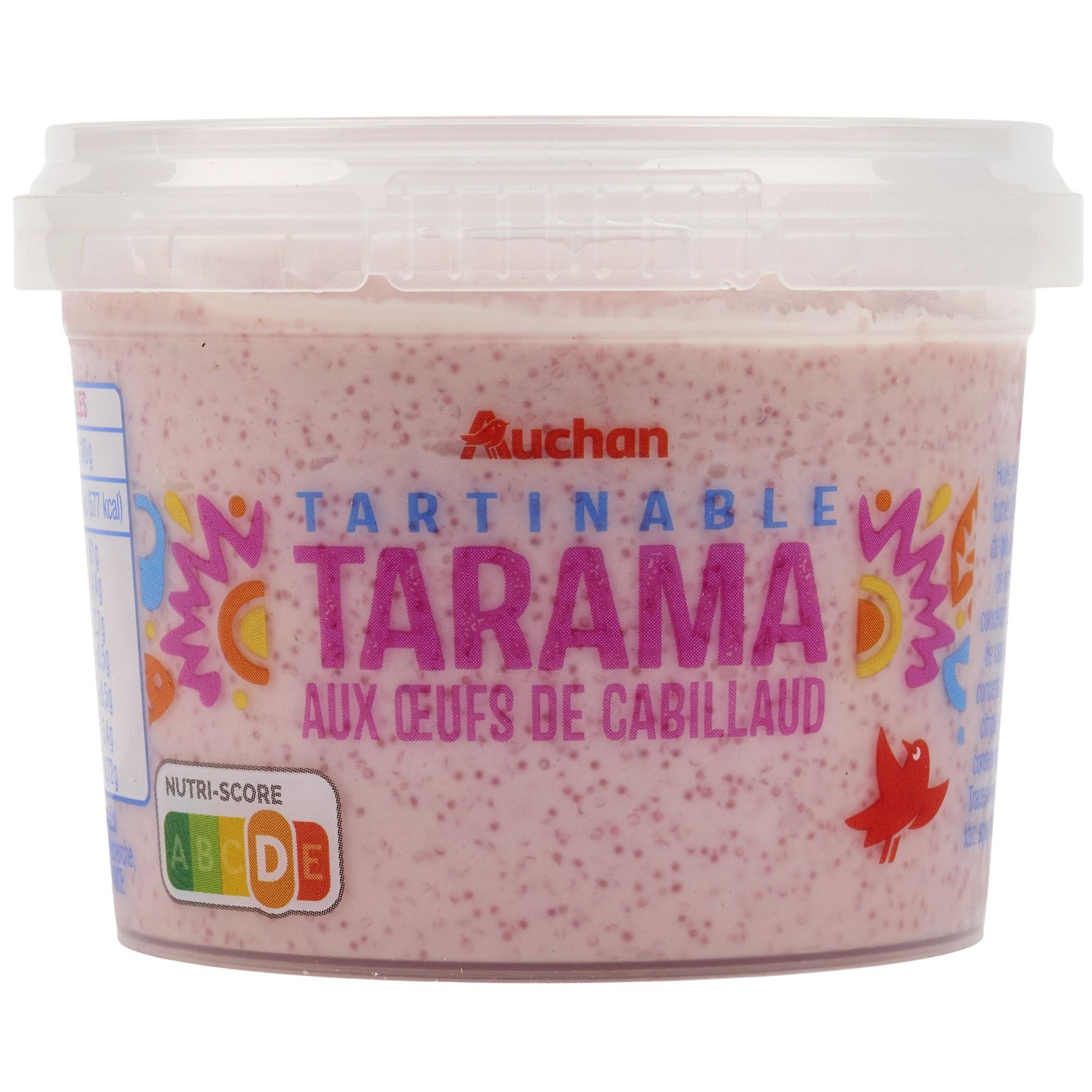 AUCHAN Tartinables Tarama aux œufs de cabillaud 1 pièce 100g pas cher 