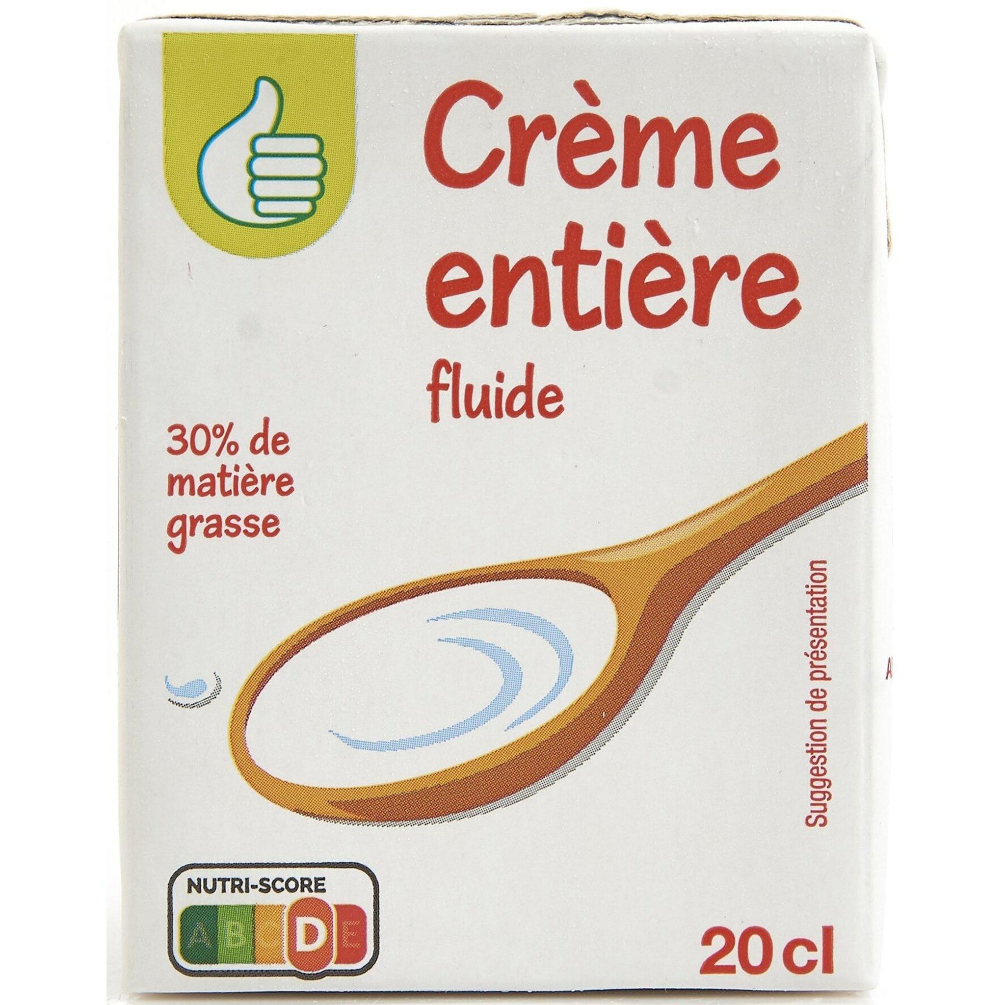 POUCE Crème fluide 30%MG UHT 20cl pas cher 