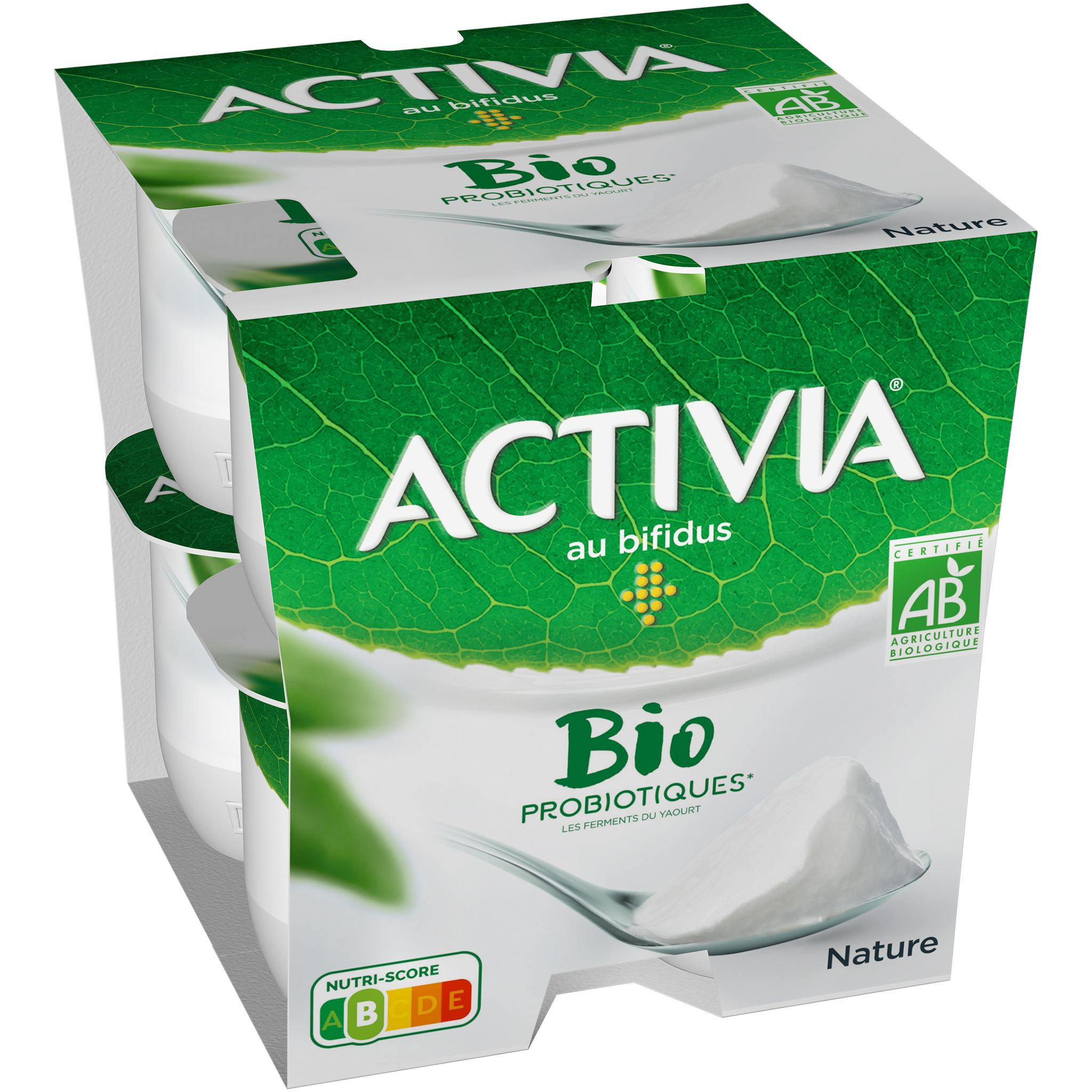 Activia Bio Nature  Spécialité laitière probiotiques & bifidus