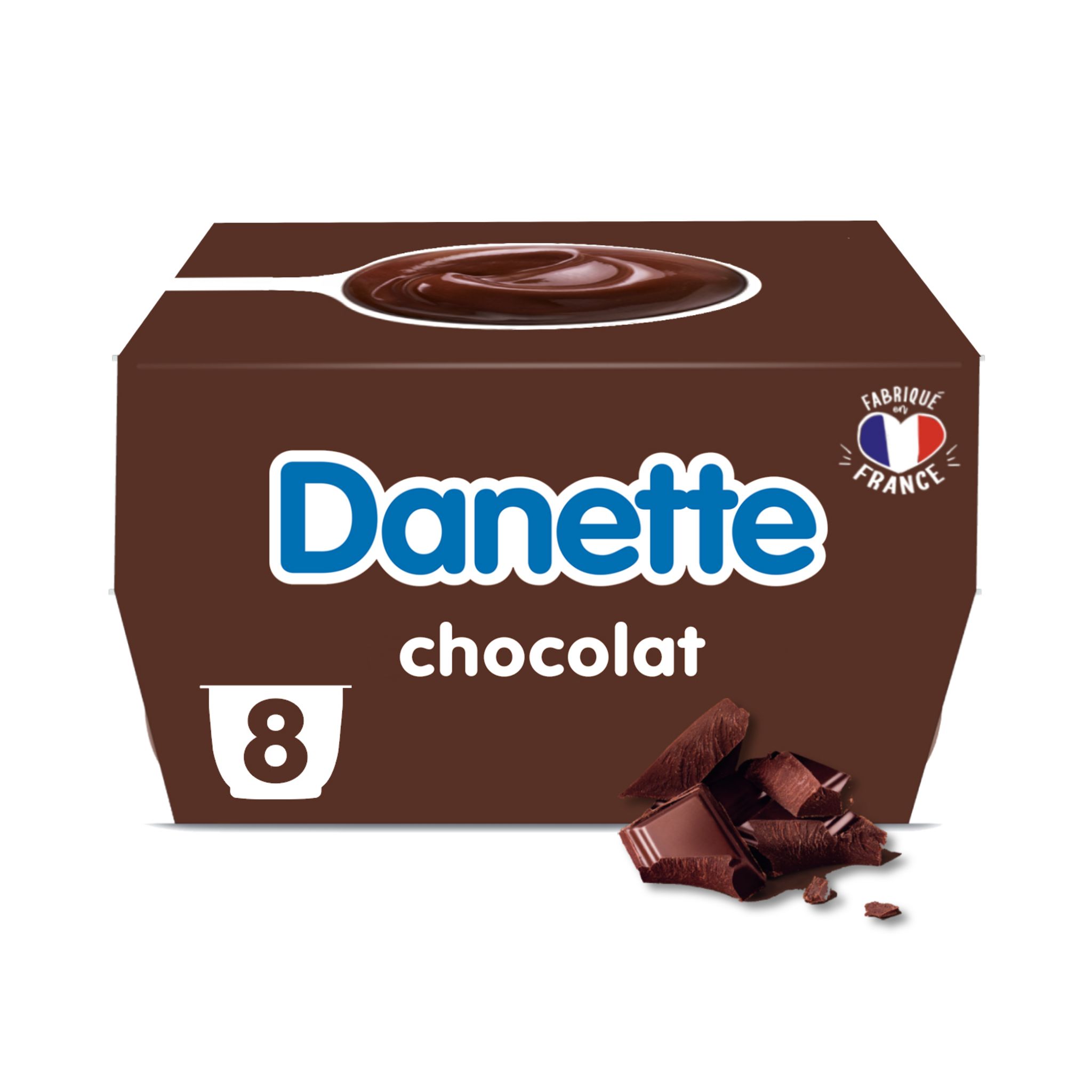 DANETTE Danette vanille 4x125g prix choc pas cher 