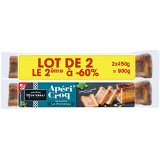 MAISON MONTERRAT Aperi'croq Pâté en croute Le Richelieu à la mousse de canard 2x450g