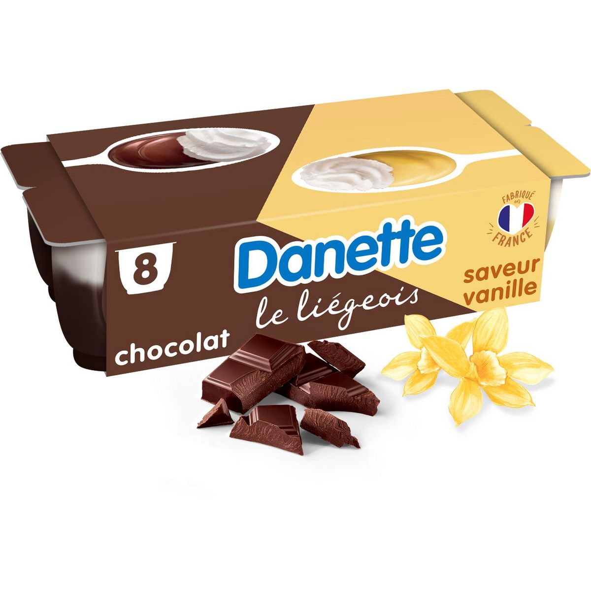 Des recettes de Danette au chocolat ou à la vanille à faire à la maison