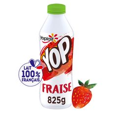 YOP Yaourt à boire à la fraise 825g