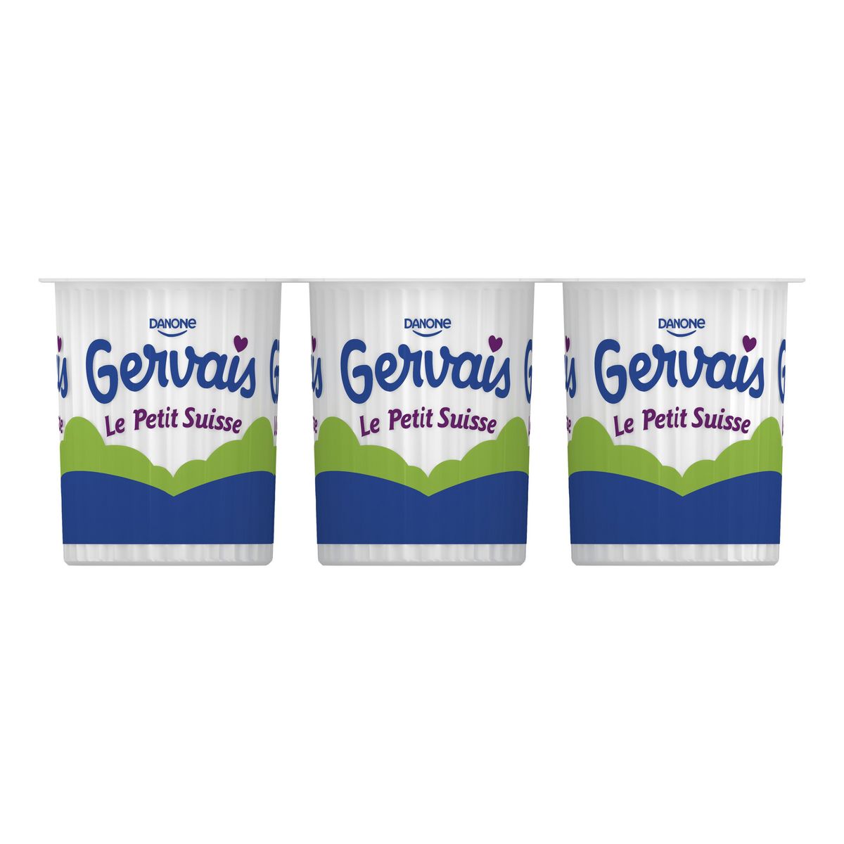 Gervais yaourt petit suisse nature 12x60g - Cdiscount Au quotidien