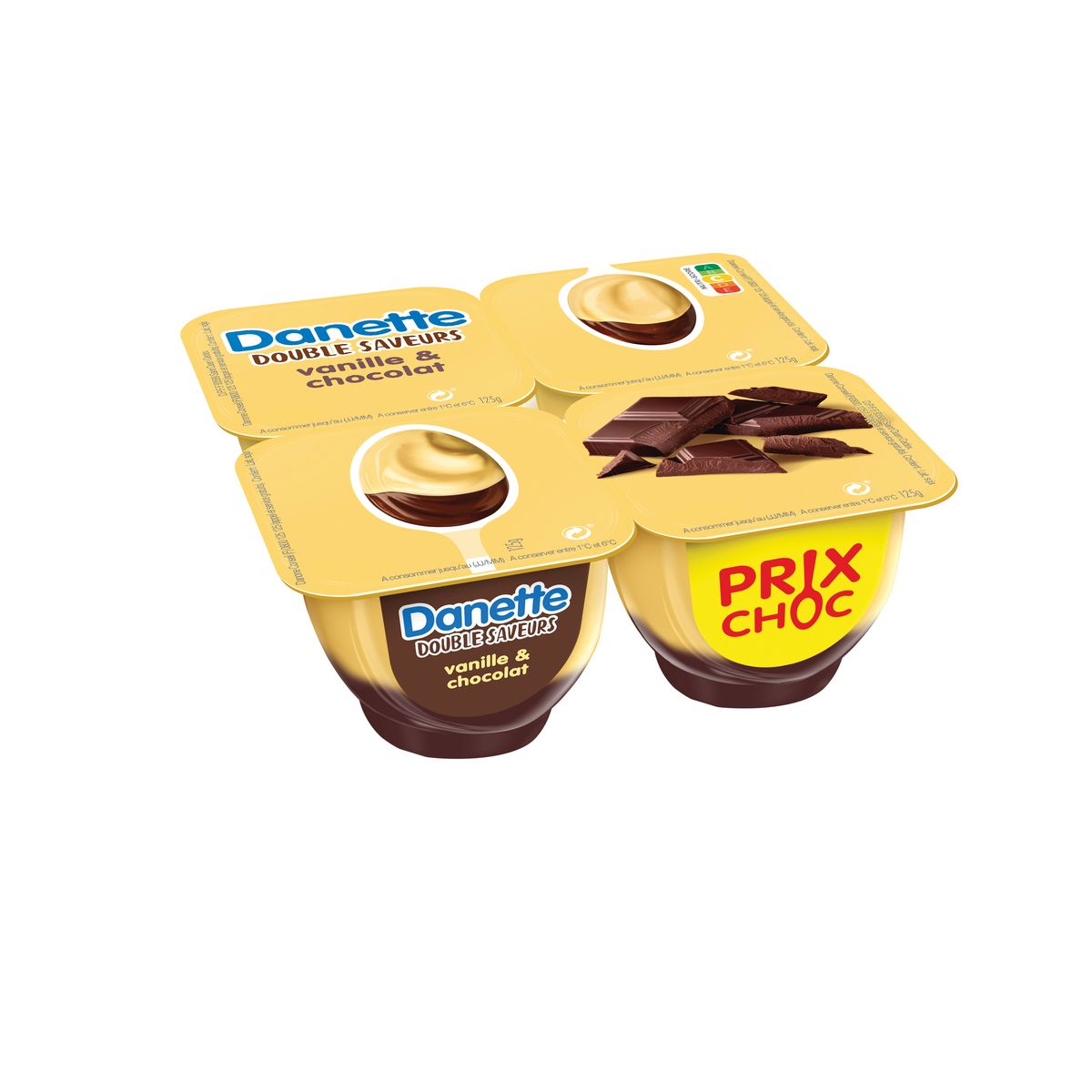 Danette chocolat pot de 125 g - Transgourmet