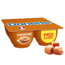 DANETTE Crème dessert au caramel 4x125g
