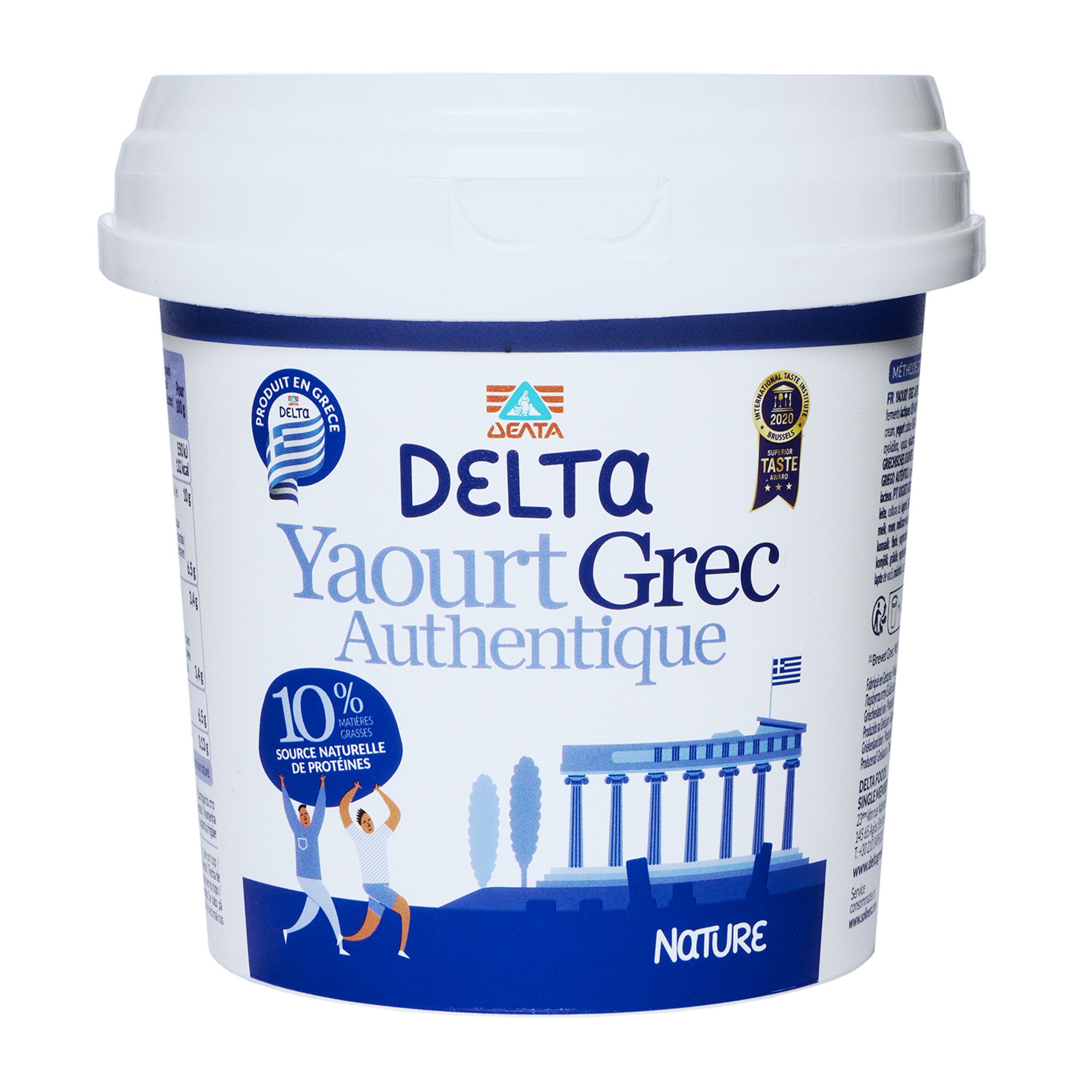 Yaourt Grec véritable Straggisto égoutté 1Kg- Alpha Omega