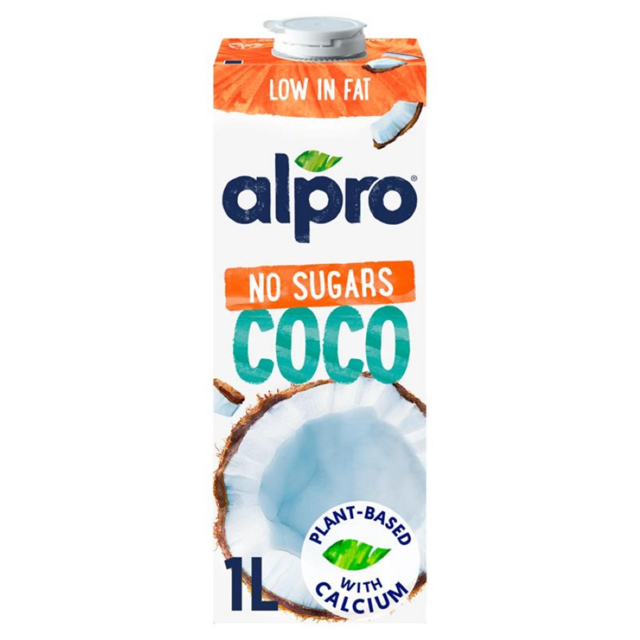 AUCHAN Eau de coco sans sucre ajouté briquette 33cl pas cher