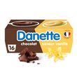 Danone DANETTE Crème dessert vanille chocolat