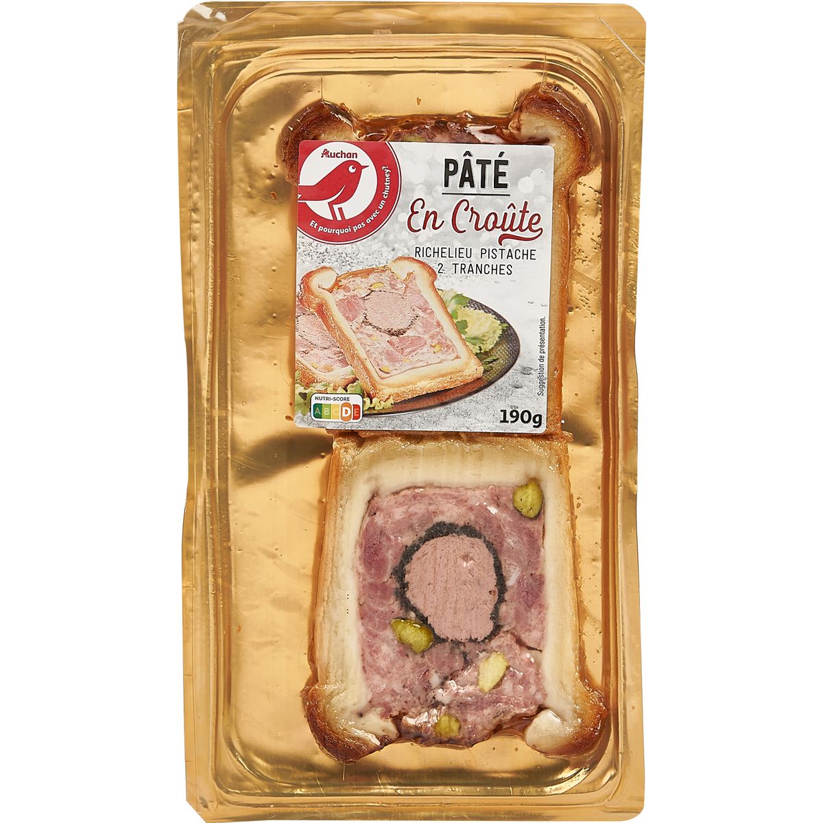 PATE EN CROUTE RICHELIEU 1KG SOUS VIDE