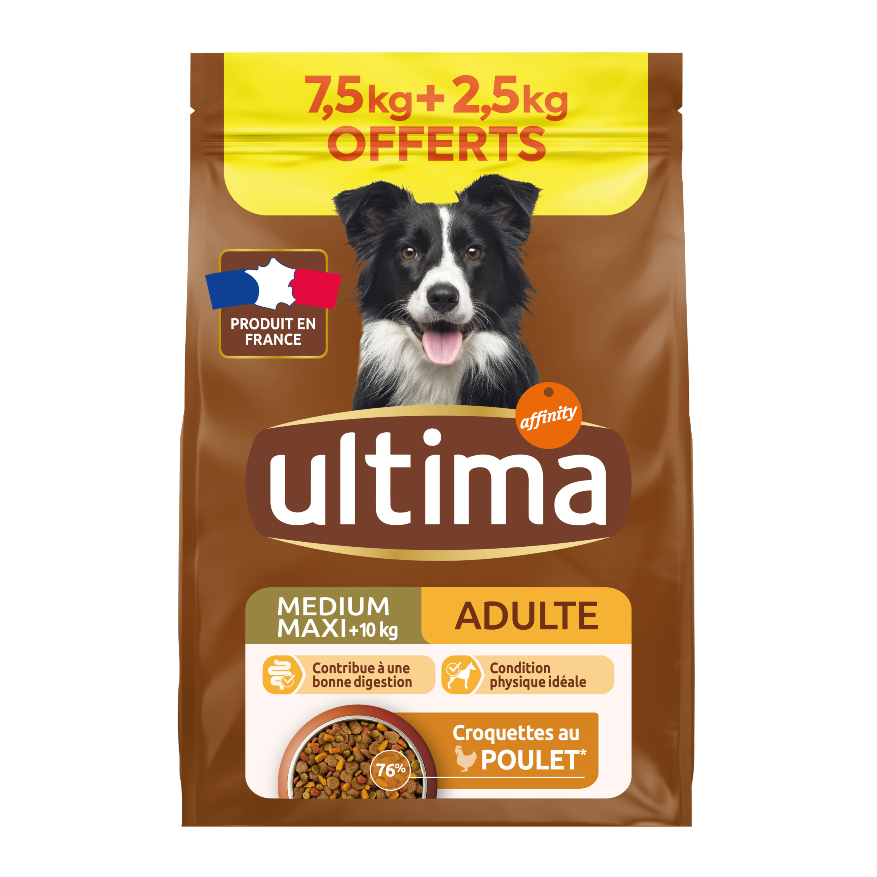 Achat / Vente Ultima Affinity Croquette chat stérilisé +10 ans, 1.5kg