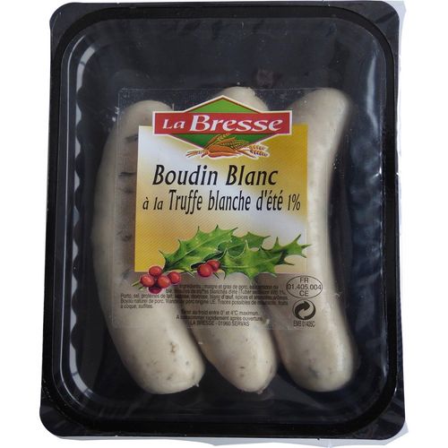 Moutarde aux brisures de truffe blanche (pot blanc)