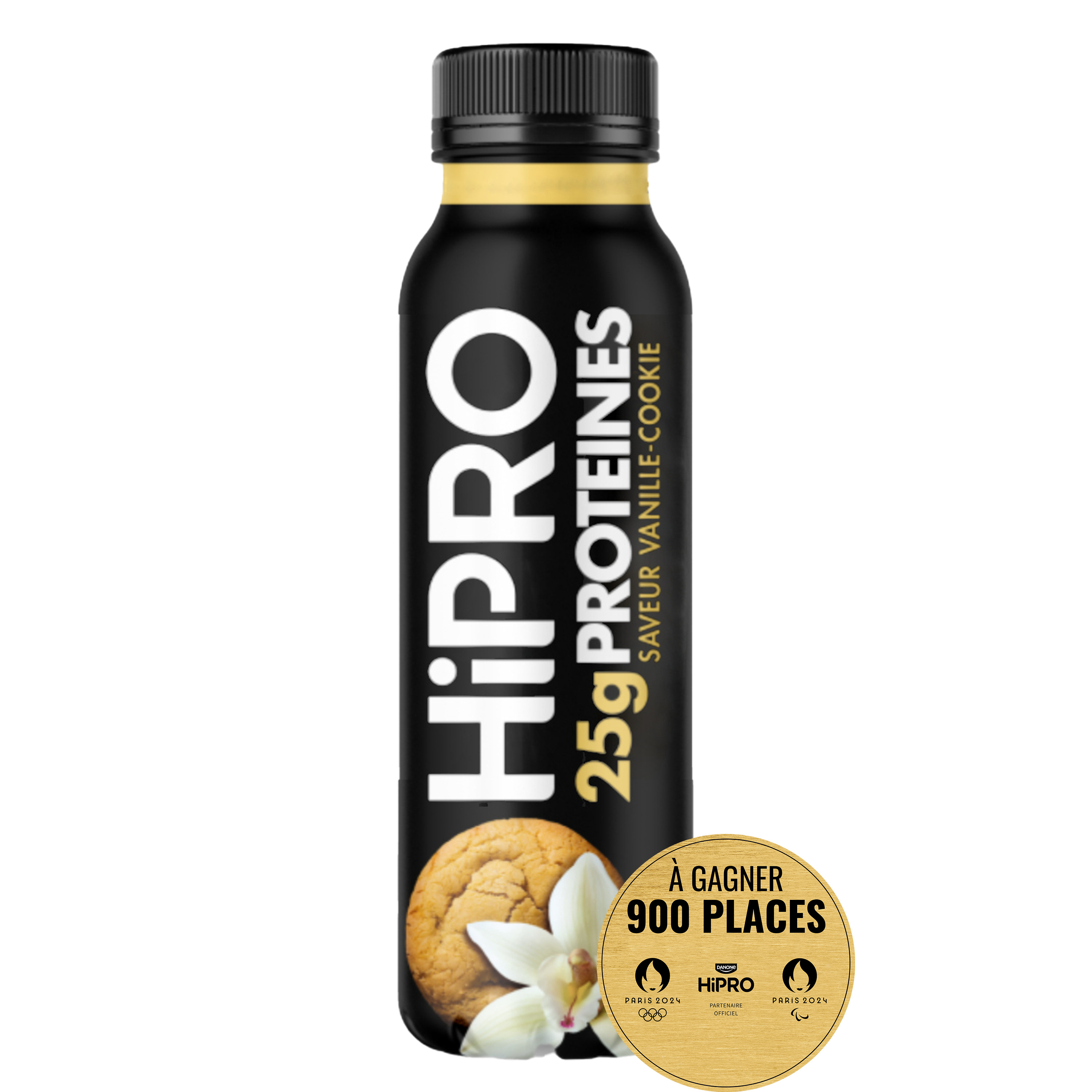 HIPRO Yaourt protéiné saveur vanille 180g pas cher 