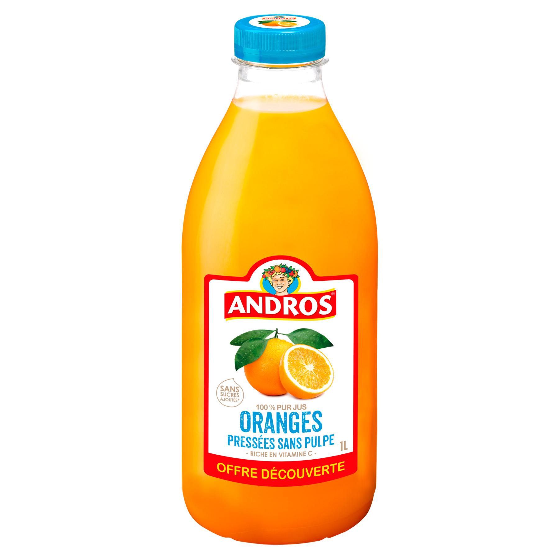 Jus d'orange sans pulpe