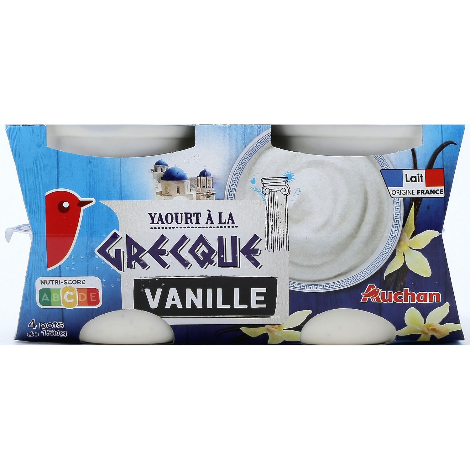 YAOURT VANILLE PLAT 150G ANDECHSER