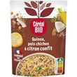 CÉRÉAL BIO Quinoa royal vegan pois chiches et citron confit au lait de coco en poche 220g