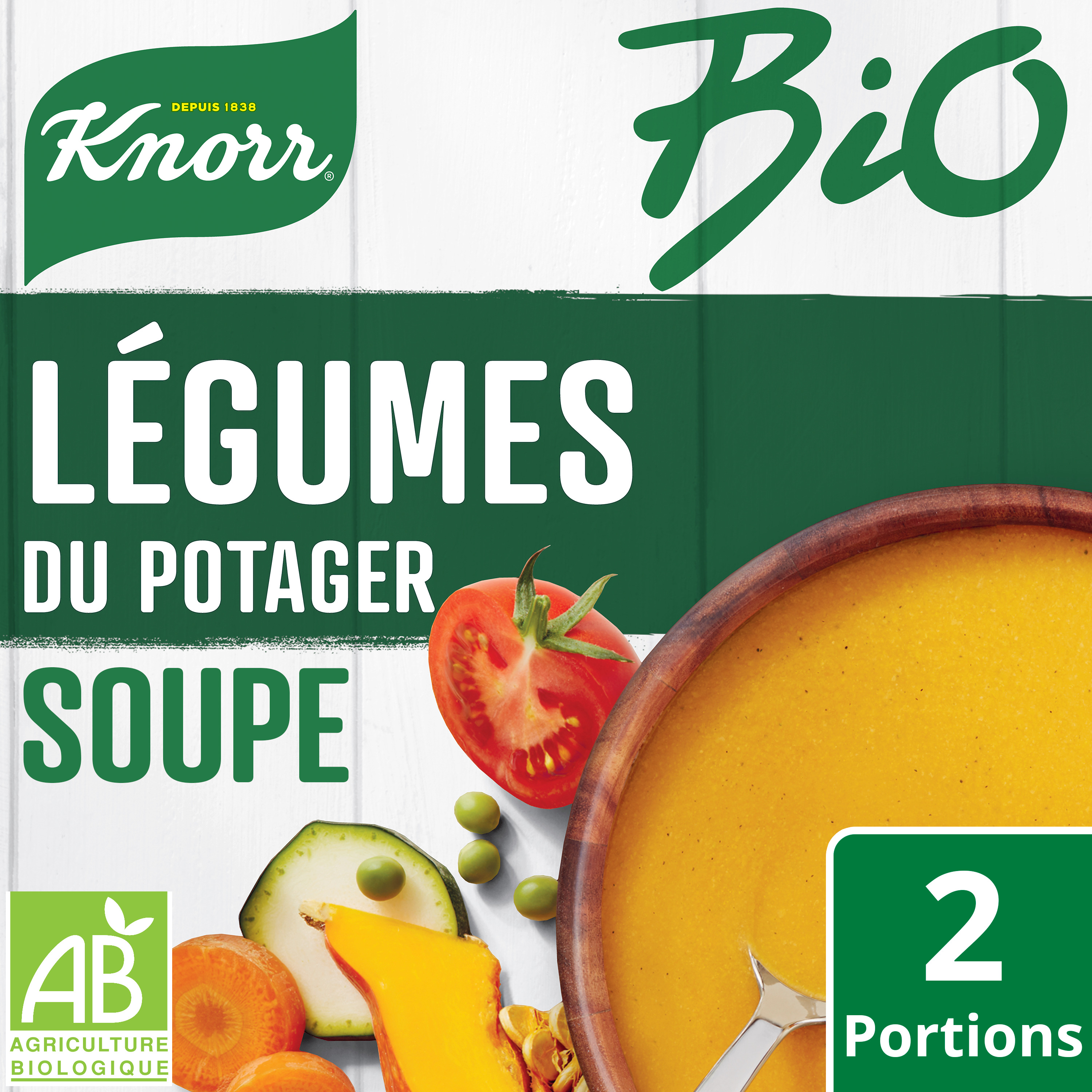 Soupe déshydratée passée aux 9 légumes KNORR le sachet de 105 g