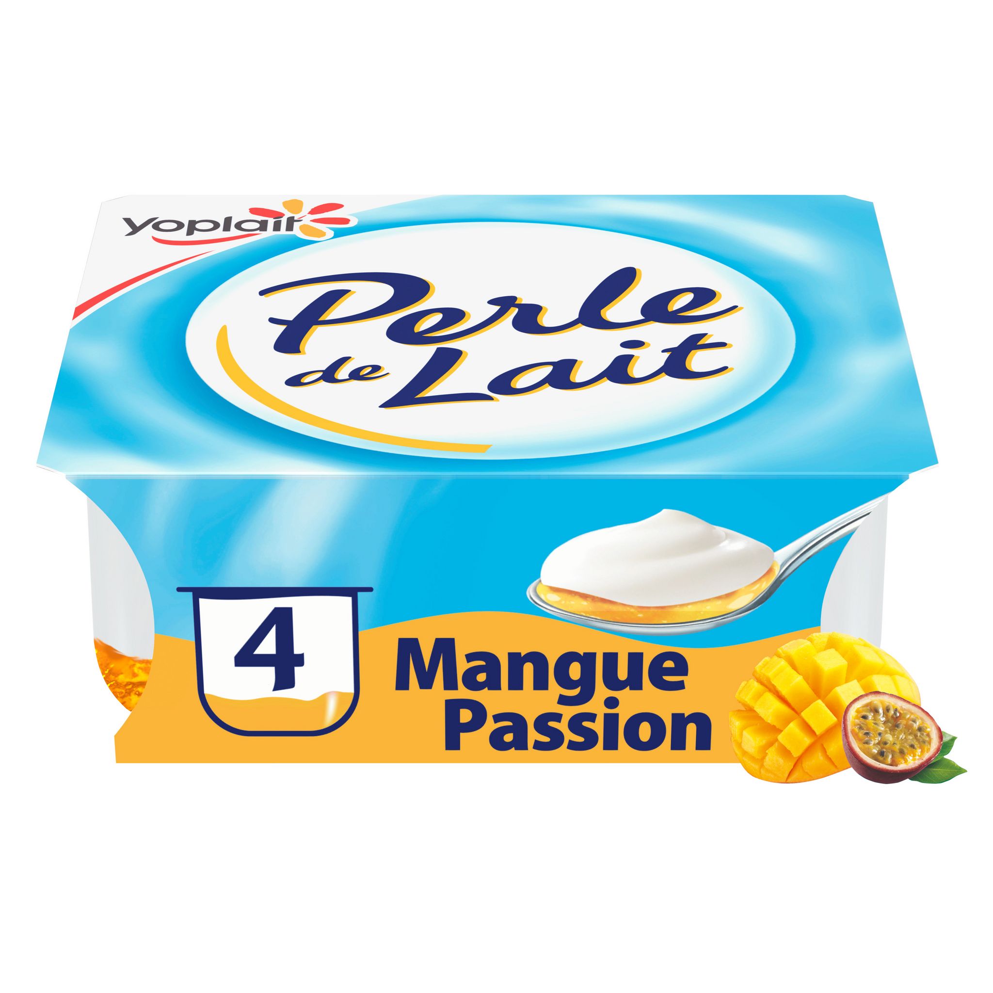 PERLE DE LAIT Perle de Lait amande 4x125g pas cher 