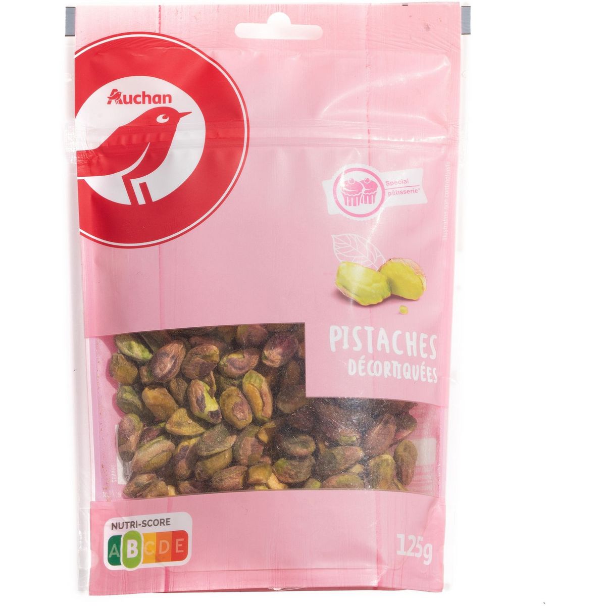 AUCHAN Pistaches décortiquées 125g pas cher 