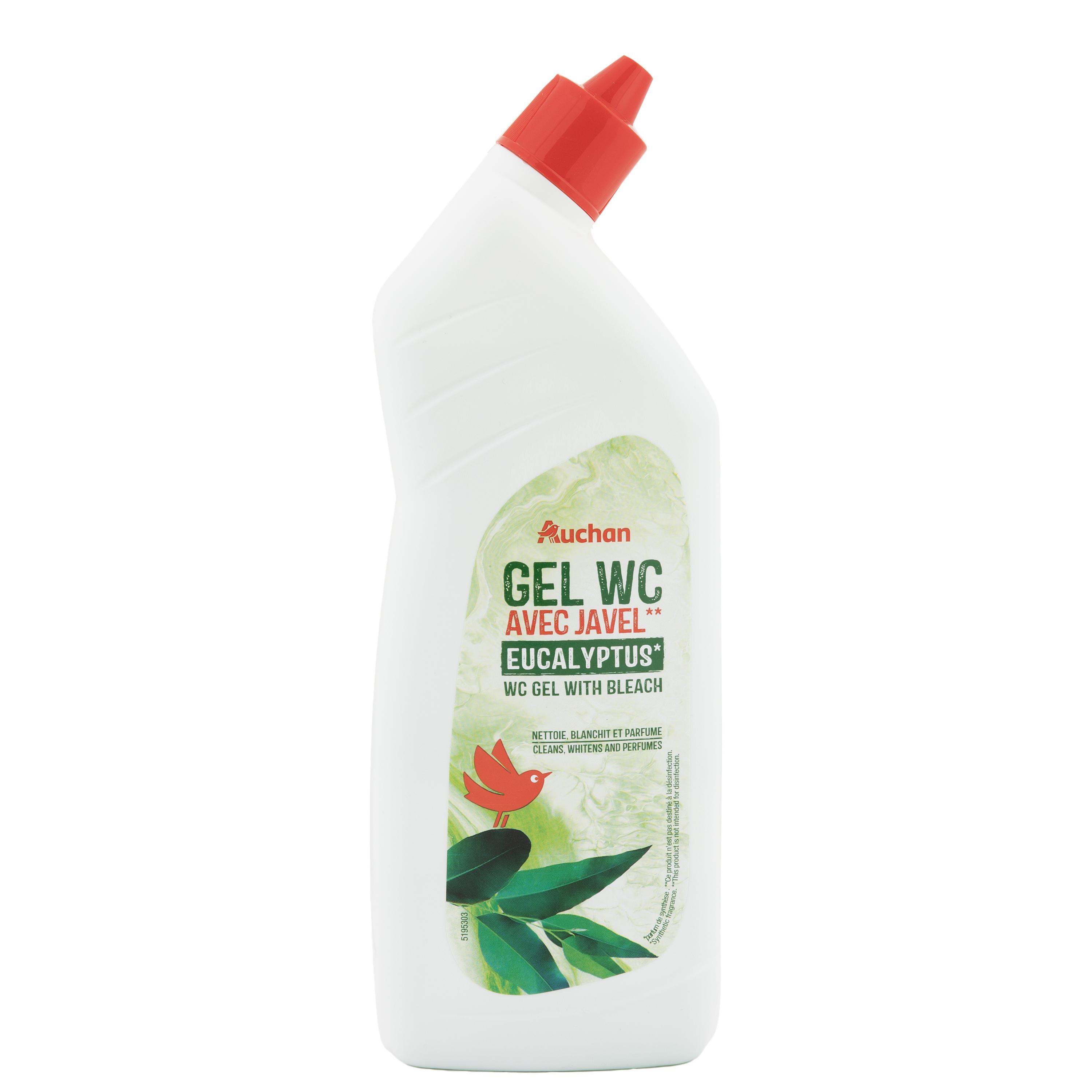 AUCHAN Gel wc entretien canalisation action biologique 1l pas cher