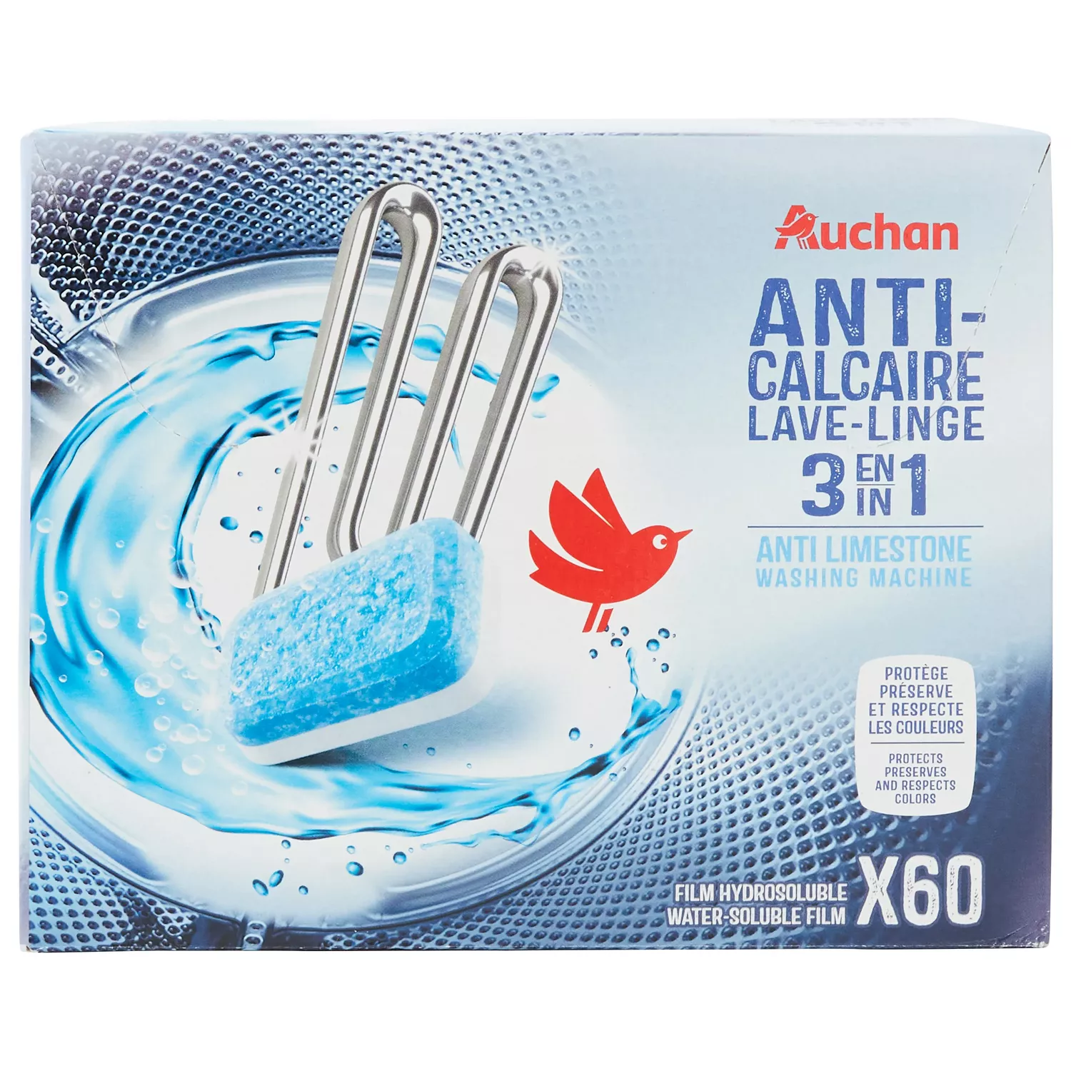 AUCHAN Nettoyant lave-linge 250ml pas cher 