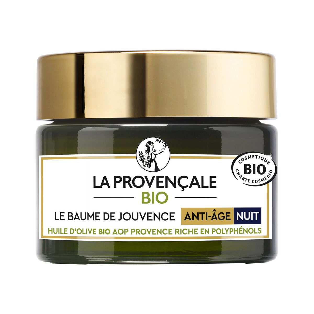 La Provençale Bio - Crème de nuit anti-âge - Huile d'olive bio