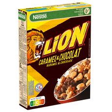 LION Céréales au caramel et chocolat 400g