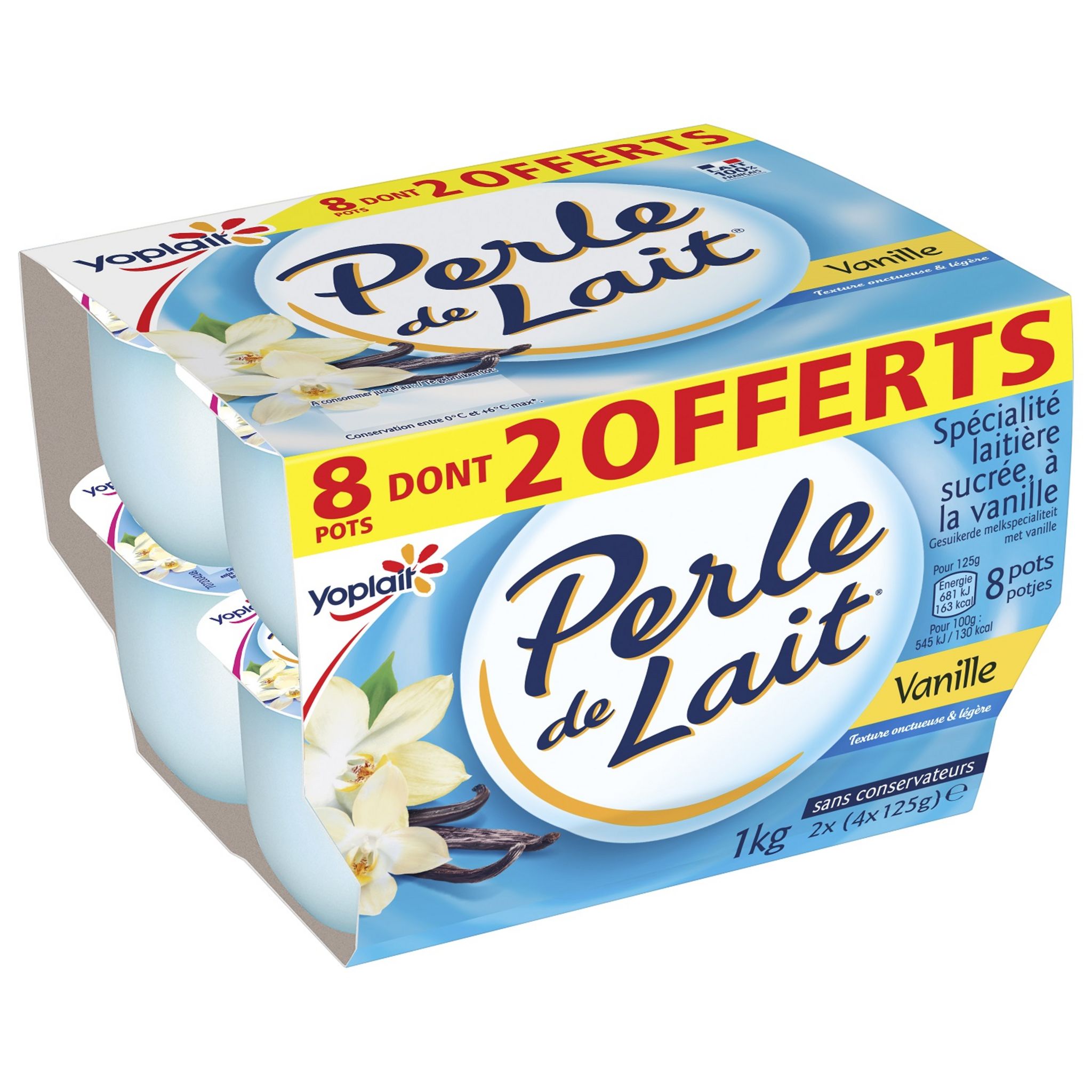 Yaourts aromatisés : les 4 pots de 125g à Prix Carrefour