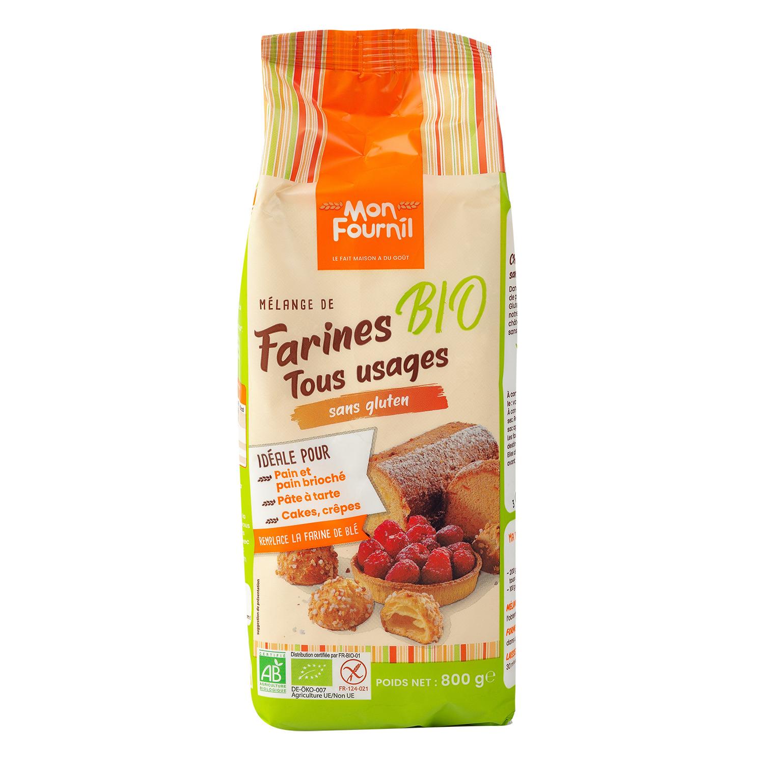 MON FOURNIL Farine de coco bio sans gluten 400g pas cher 