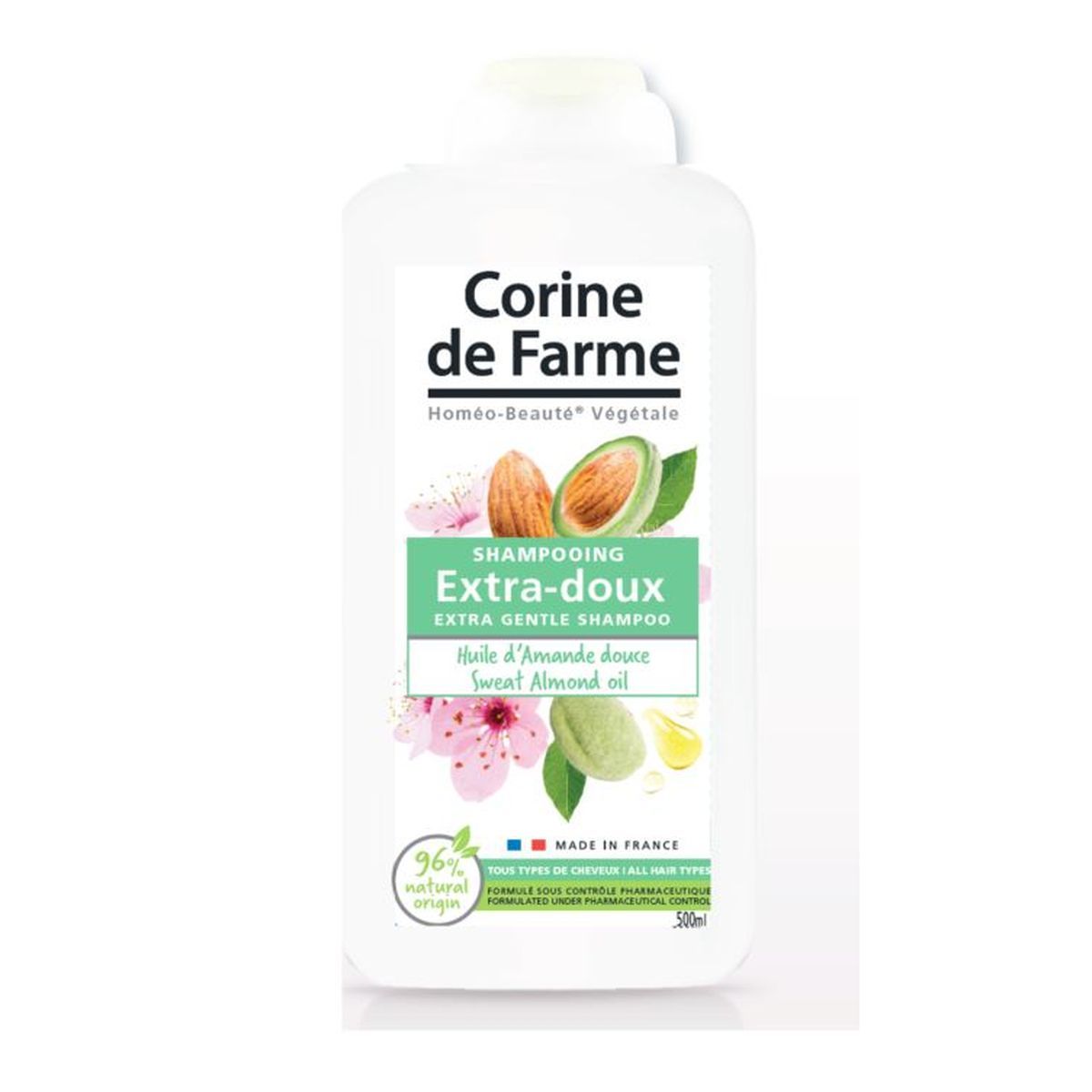 Shampooing Extra-Doux à l'Huile d'Amande Douce* 500ml