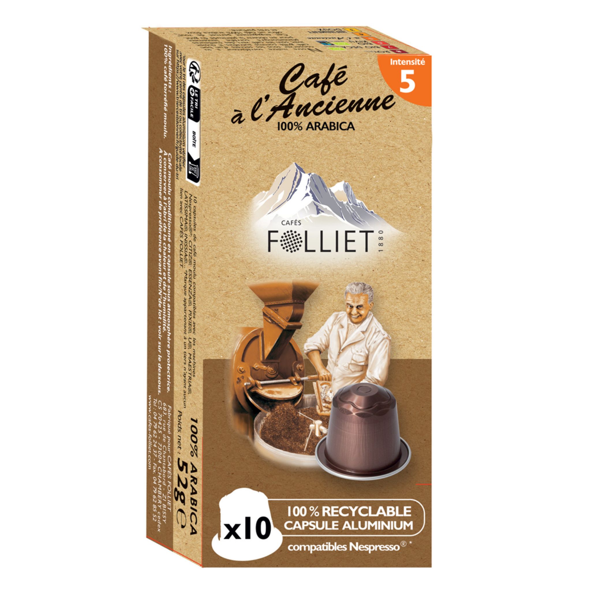 Grossiste Café Capsules l'or absolu X20 104g - L'OR