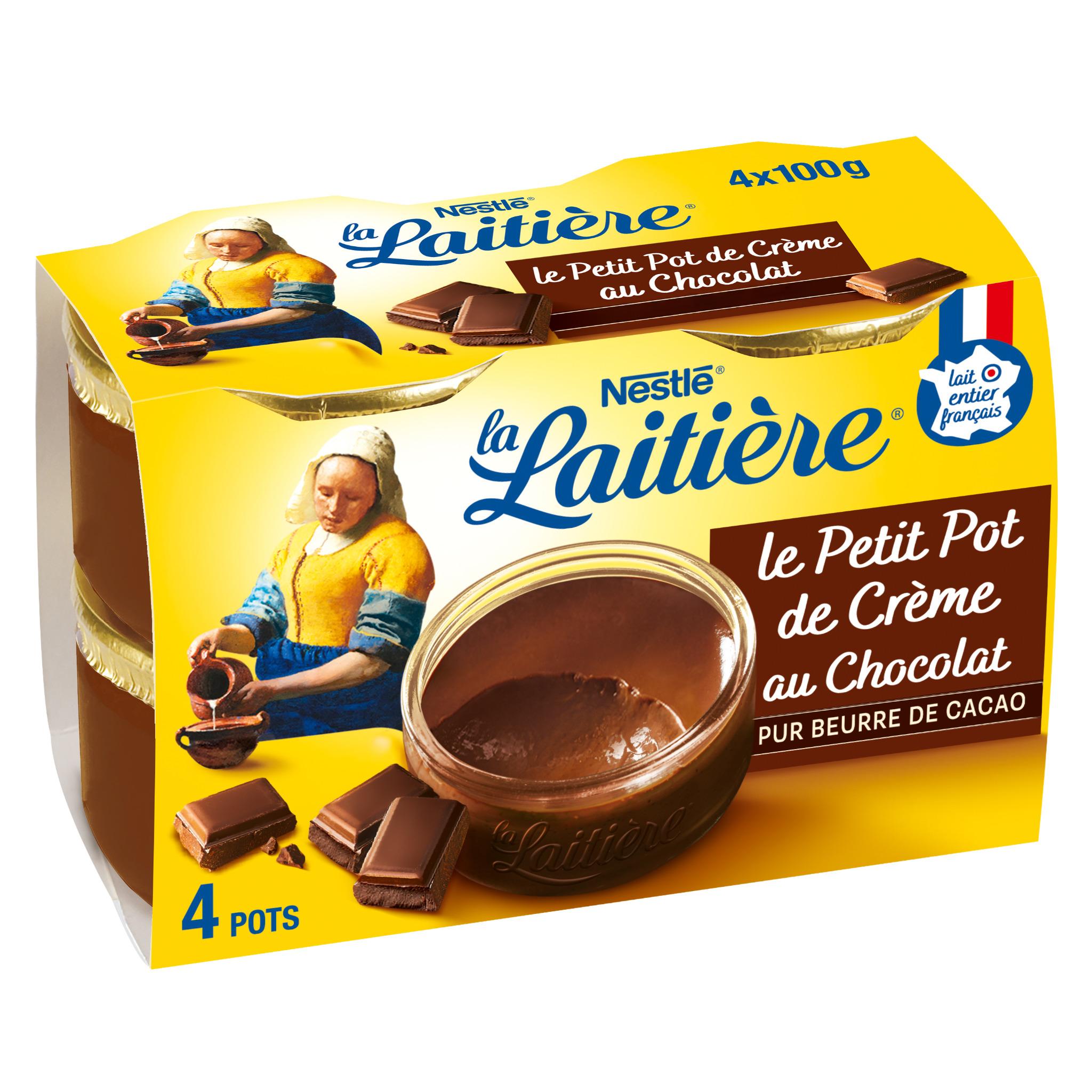 Petits pots de crème au chocolat façon La Laitière