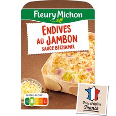 FLEURY MICHON Les endives au jambon sauce béchamel 1 personne 300g