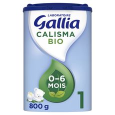 GALLIA Calisma 1 lait 1er âge bio en poudre dès la naissance à 6 mois 800g