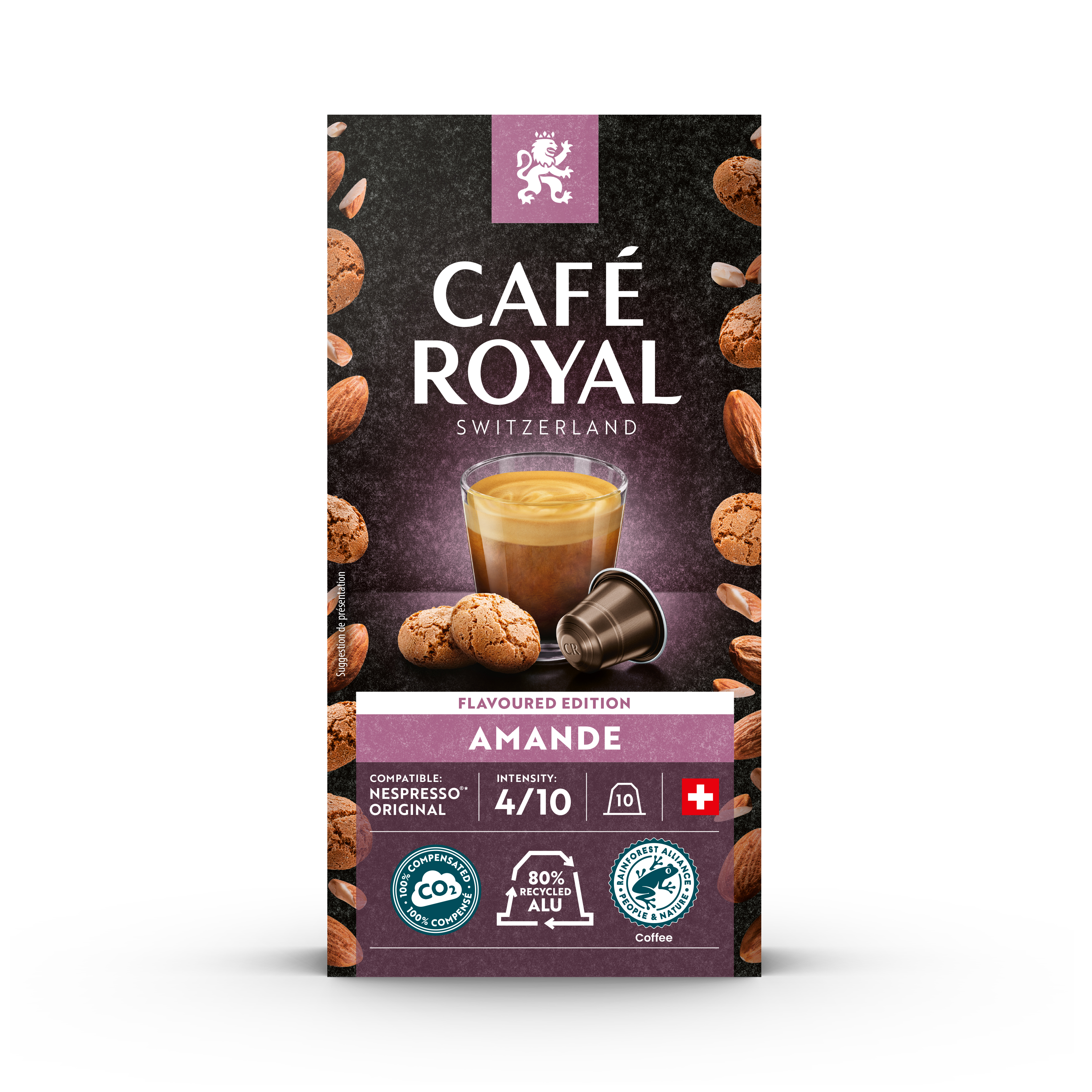 AUCHAN Auchan Café dosettes saveur caramel x10 -70g pas cher 