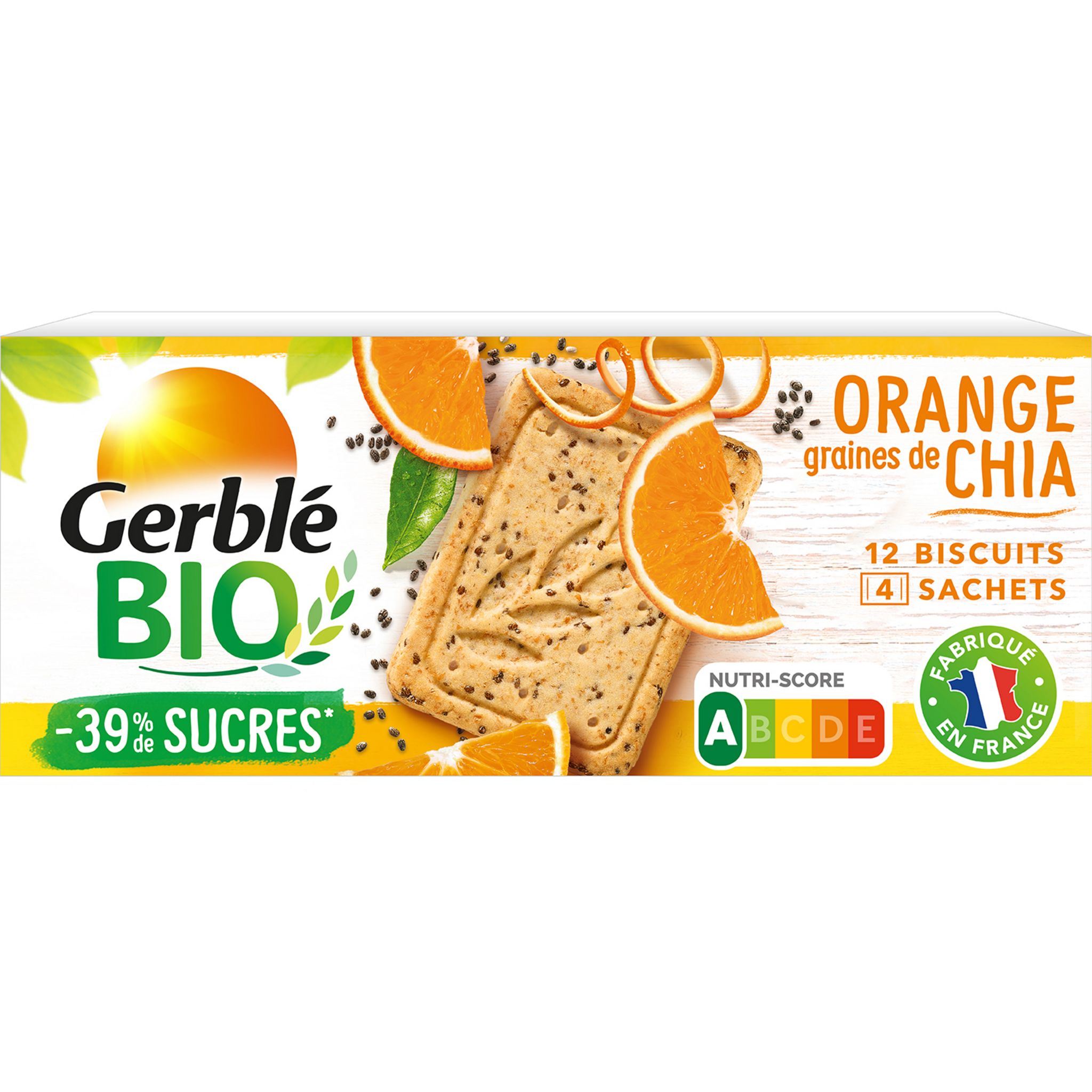 GERBLE Biscuits sans gluten au chocolat et noisettes sachets fraîcheur 3  sachets 150g pas cher 