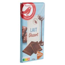 AUCHAN CULTIVONS LE BON Tablette de chocolat au lait pâtissier  1 pièce 170g