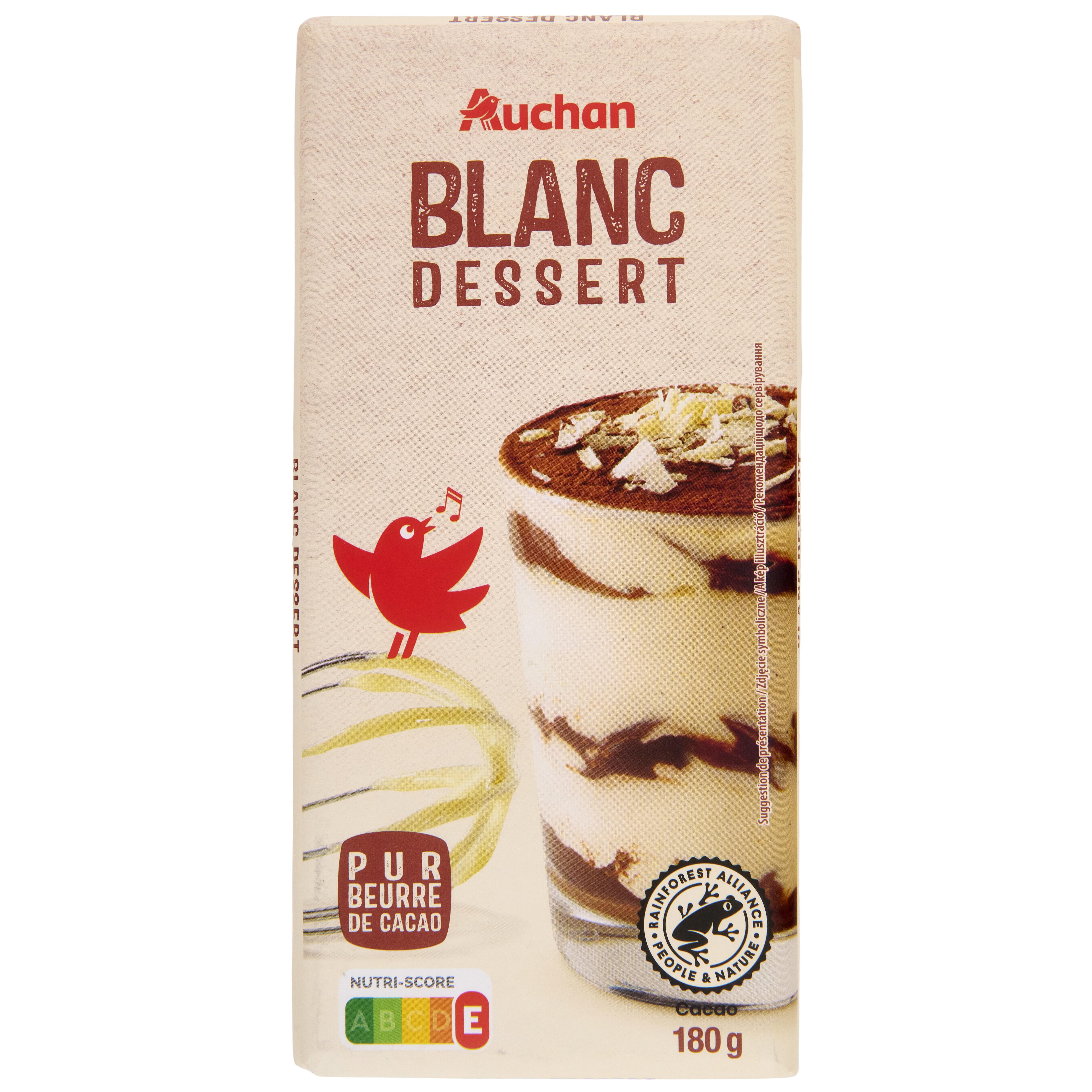 Chocolat Dessert Blanc (Carrefour)